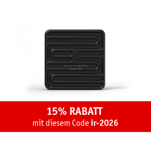Keramikstrahler SFEH - 300 W - schwarz Keramikstrahler SFEH - 300 W - schwarz